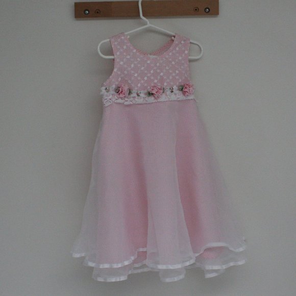 Bonnie Jean Other - Bonnie Jean Pink Flower Dress Girls 5